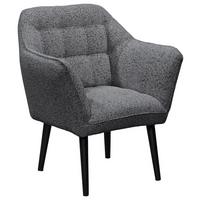 Sessel Lynn Anthrazit B: 84 cm - Anthrazit/Schwarz, KONVENTIONELL, Textil (84/87/70cm) - MID.YOU