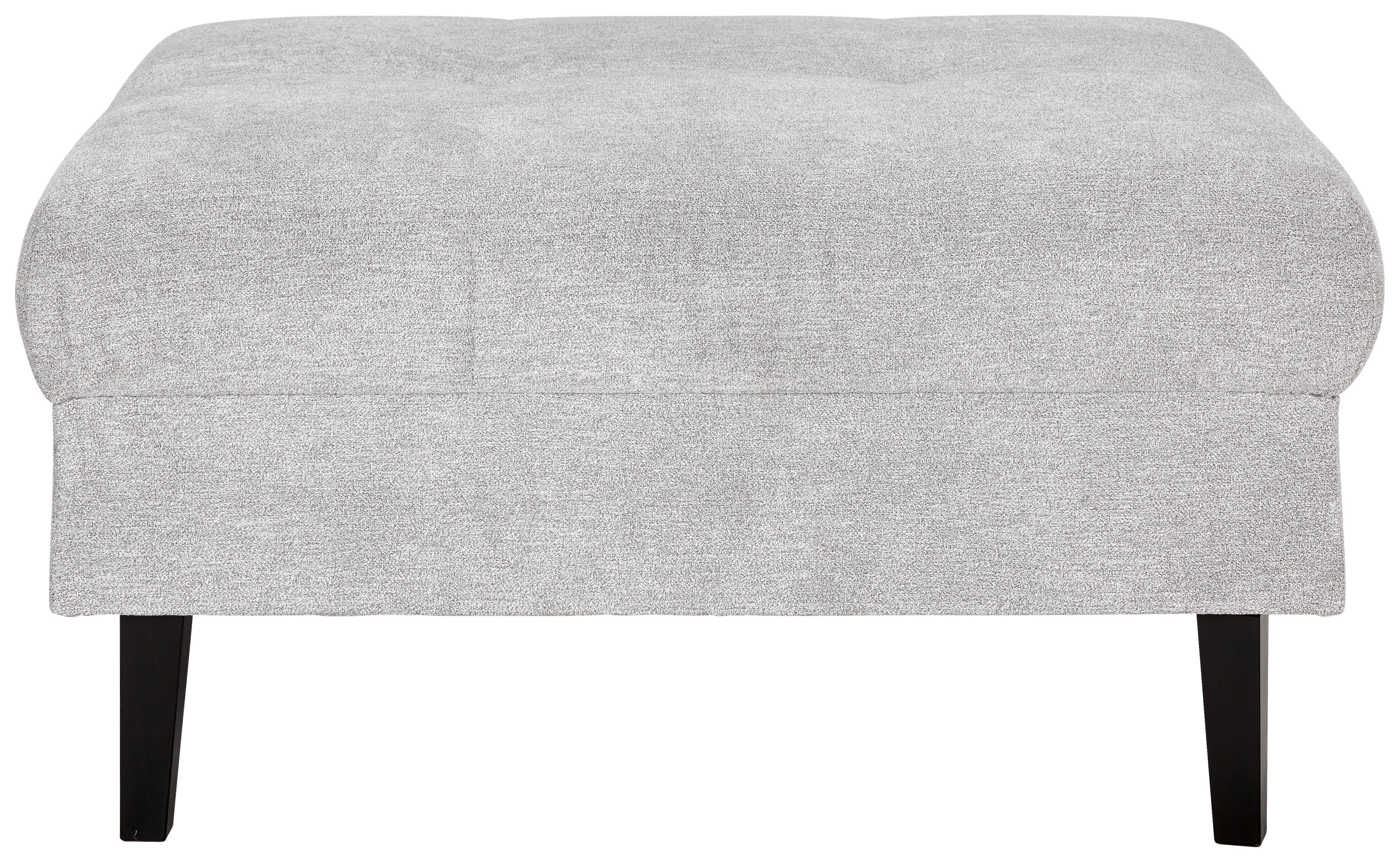 Taburet BOSTON, šedá, max. 100 kg - šedá/černá, Konvenční, dřevo/textil (93/46/75cm) - Mömax