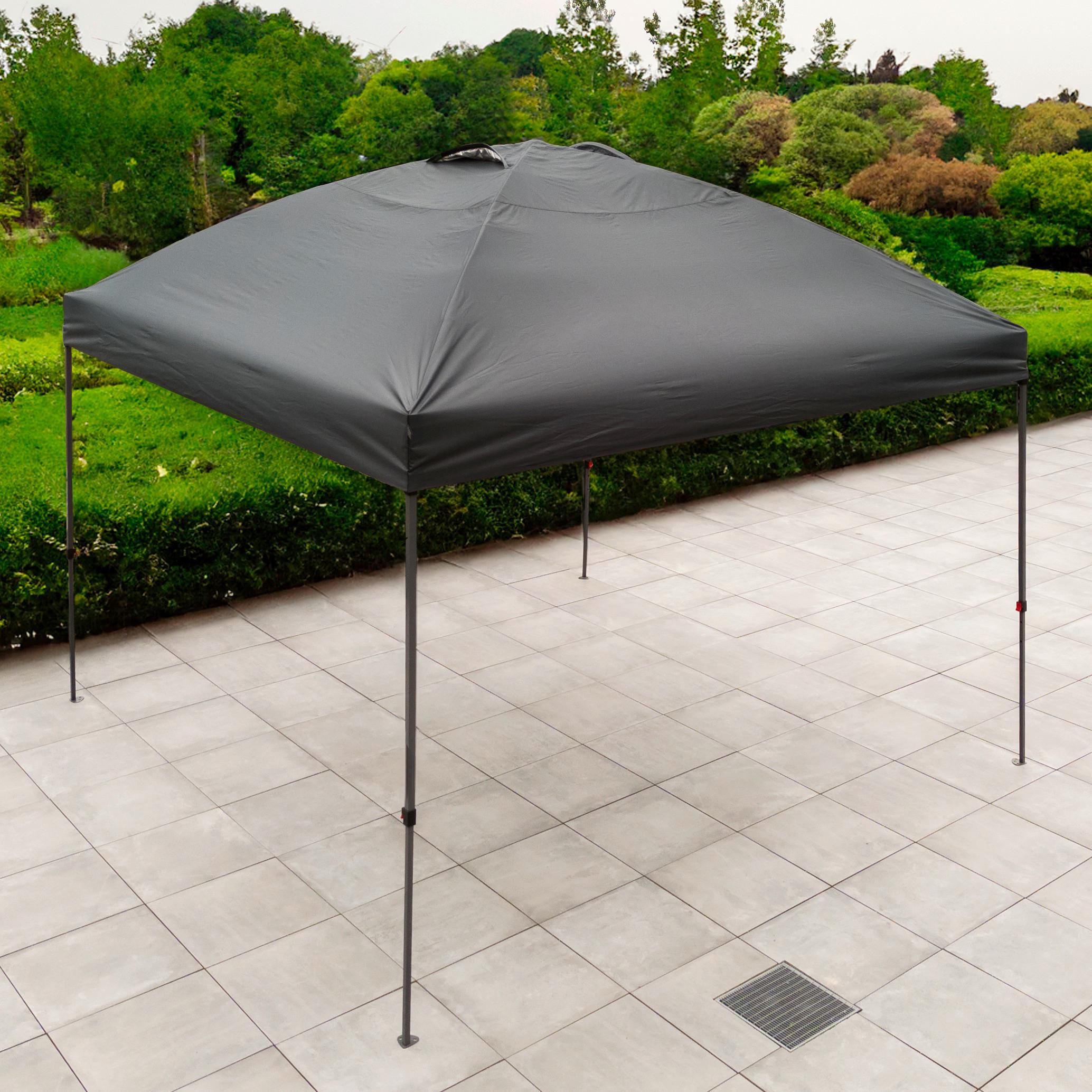 Pavillon 360x360 cm Uv-Beständig, Faltbar - Basics, Textil/Metall (360/306/360cm)