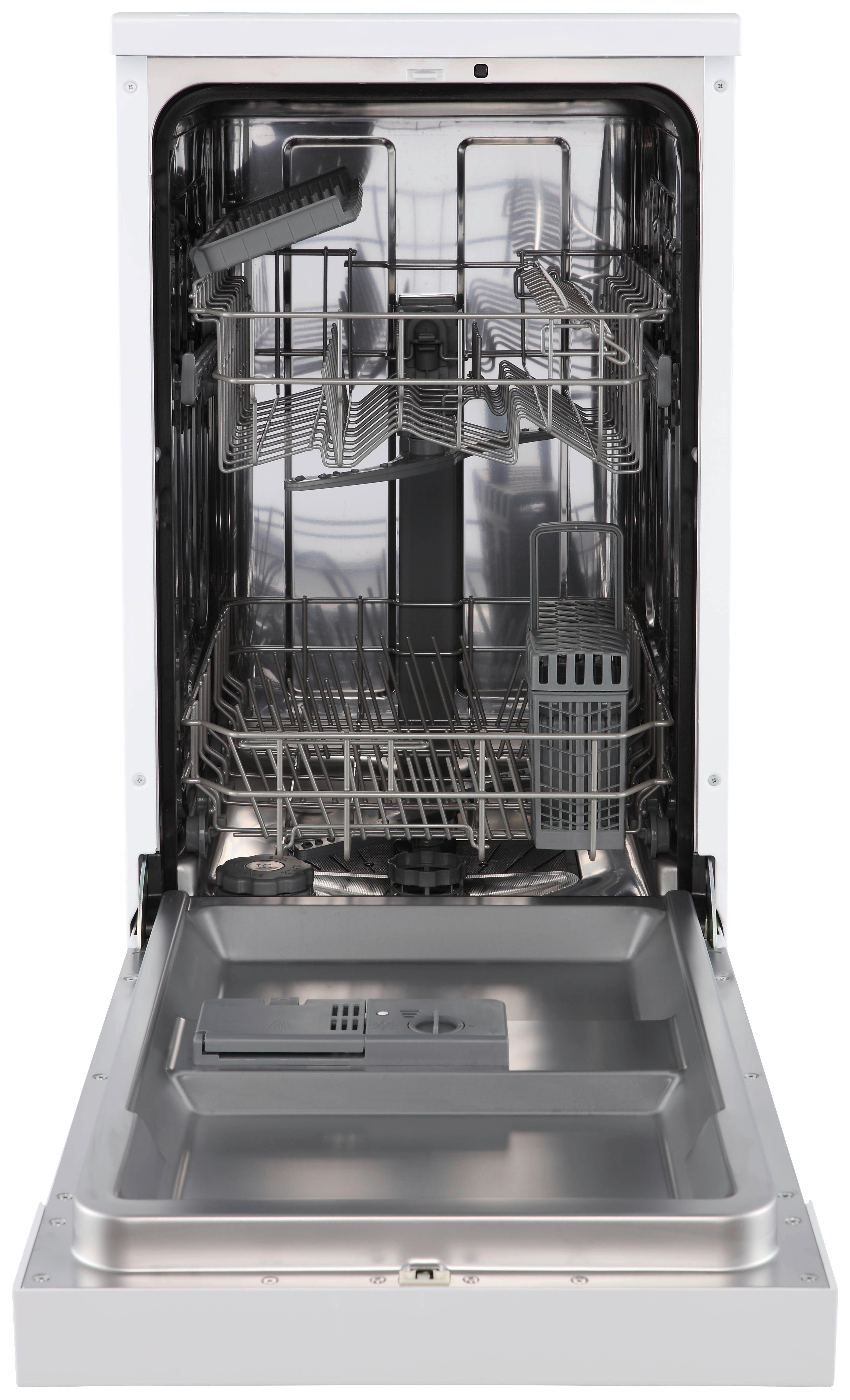 Geschirrspüler Weiß B: 44,8 Cm - Weiß, Basics, Kunststoff/Metall (44,8/84,5/60cm) - Respekta