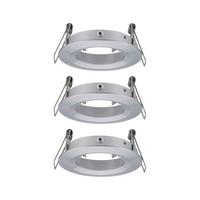 Deckenleuchte 3er-set Ø 8,4 Cm 3-Flammig - Alufarben, Basics, Metall (8,4cm) - Paulmann