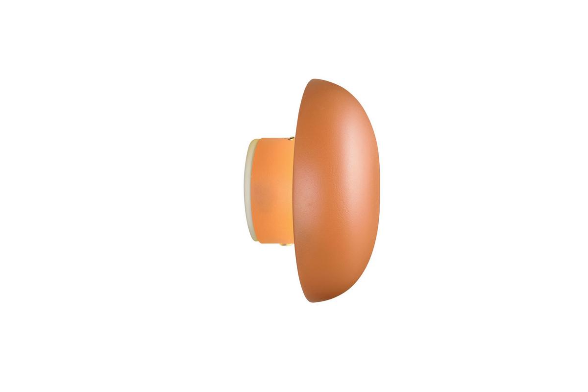 LED-Wandleuchte Davey Aprikose D: 15,5 cm - Aprikose, Design, Metall (15,5/8,4cm)