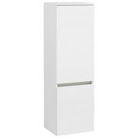 Midischrank Kopenhagen B: 40 Cm Weiß - Silberfarben/Weiß, KONVENTIONELL, Holzwerkstoff (40/130/35cm) - Held