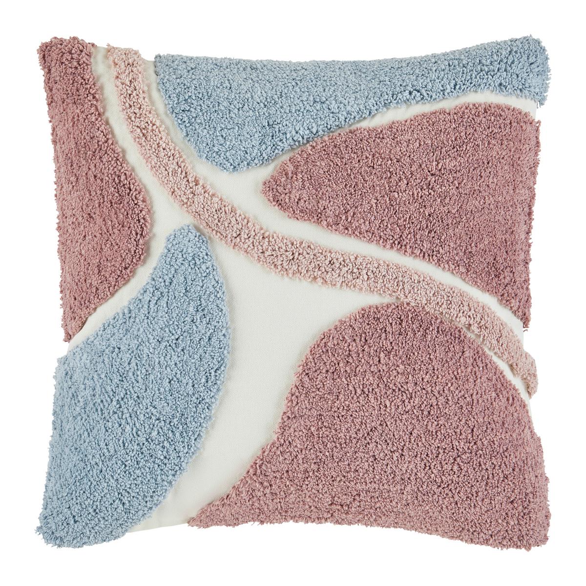 POŤAH NA VANKÚŠ PROMO DESIGN - modrá/hnedofialová, Modern, textil (40/40cm) - Mömax
