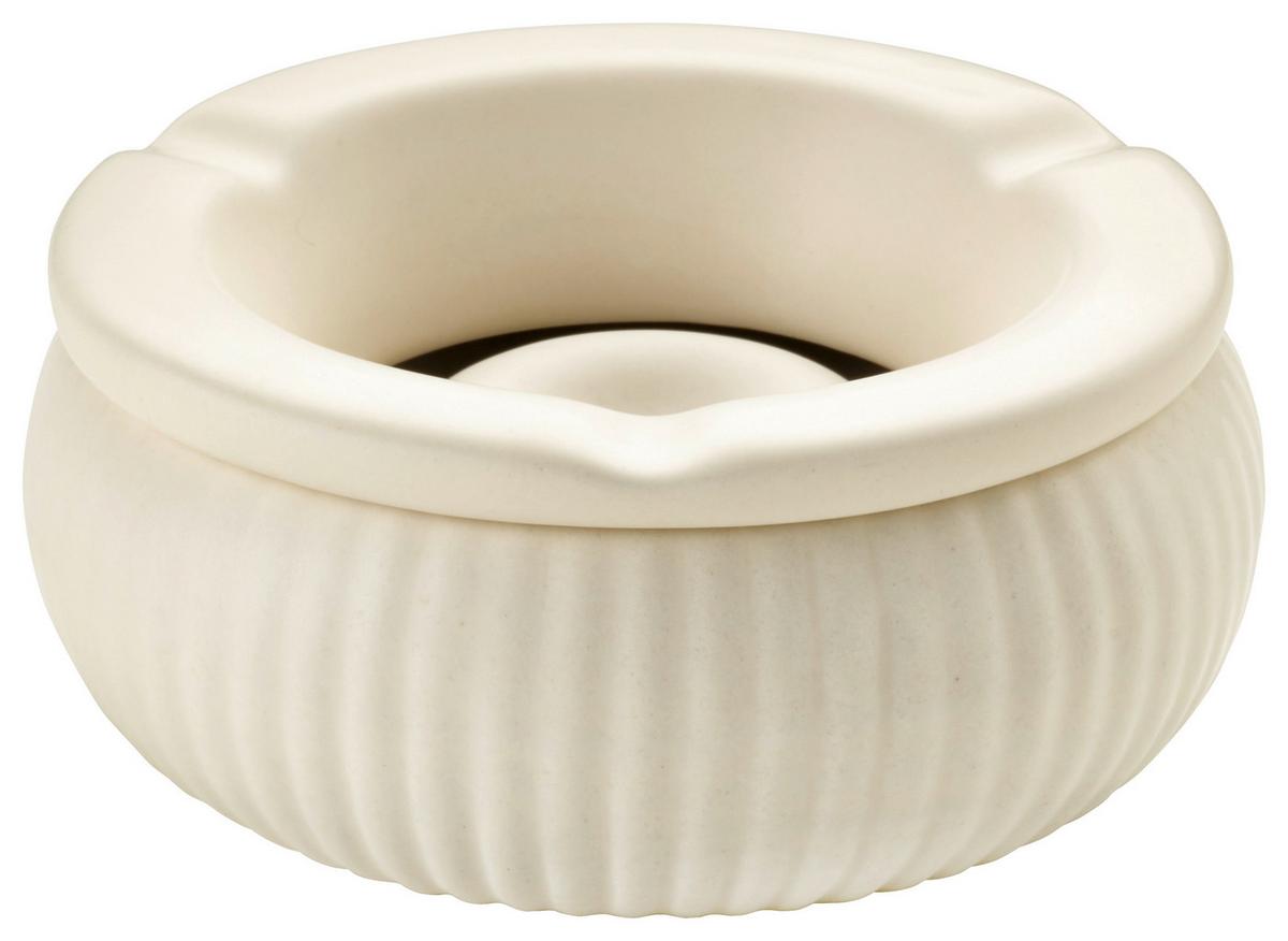 Vonkajší popolník GREEK - béžová, Konventionell, keramika (15/5,7cm) - Mömax