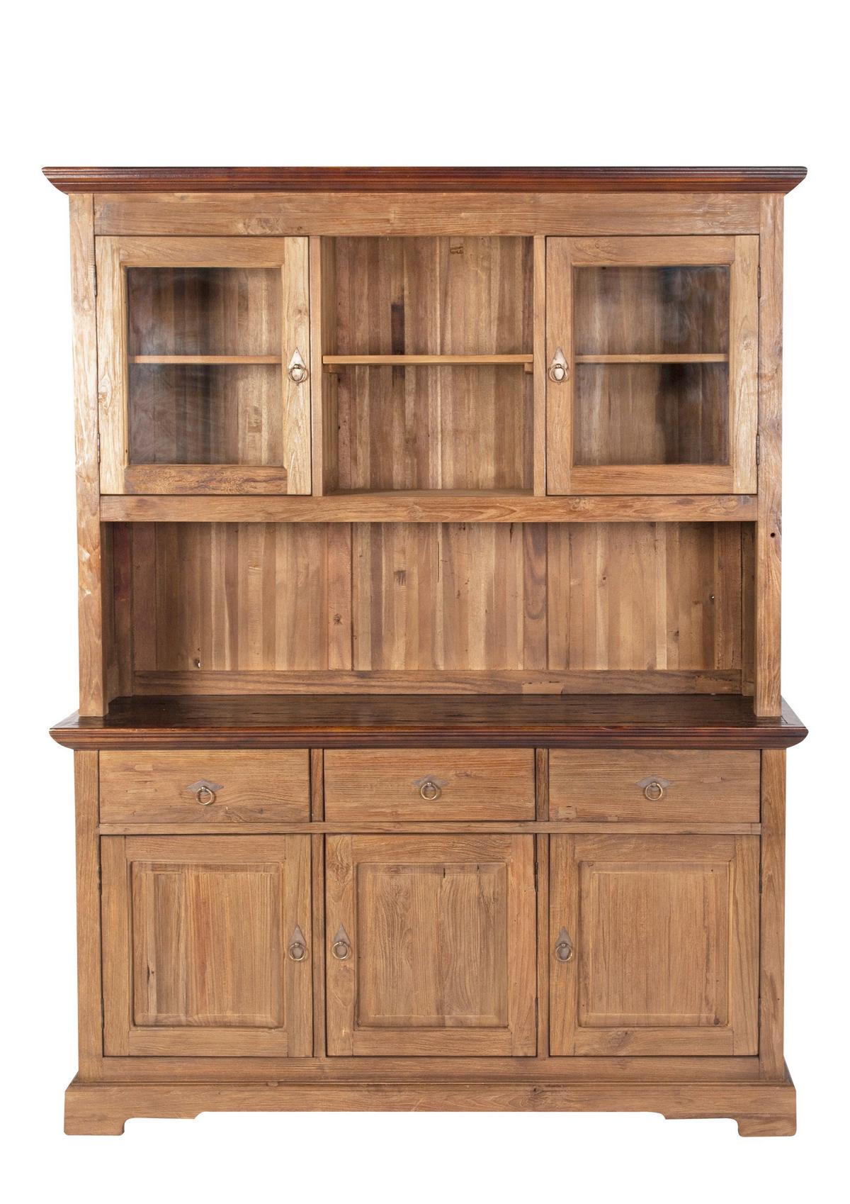 Sideboard Teakholz B: 148cm - Braun/Naturfarben, Design, Holz (148/83,50/44cm) - MID.YOU