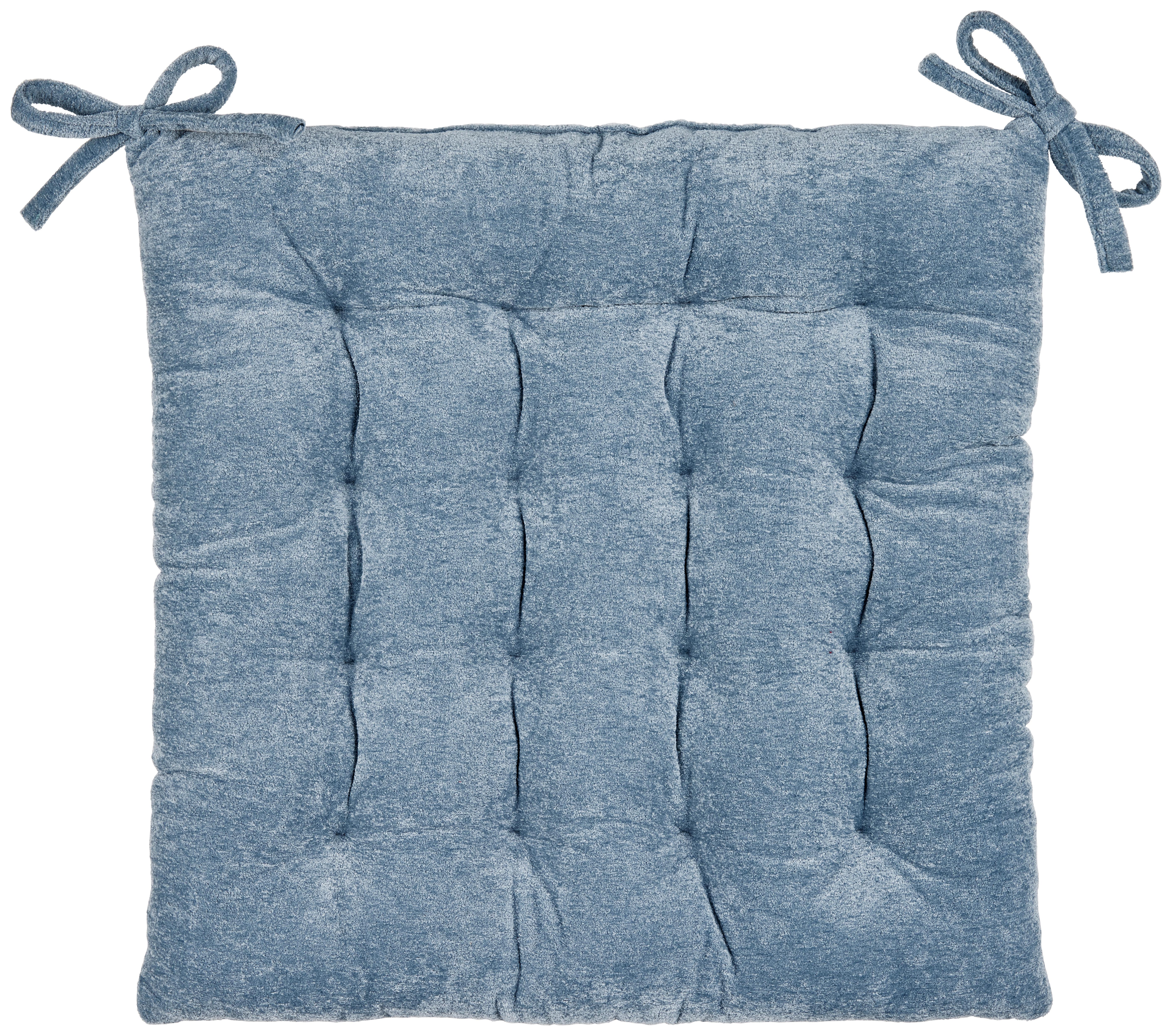 Sitzkissen Anika - Blau, ROMANTIK / LANDHAUS, Textil (40/40/4cm) - James Wood