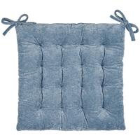 Ülőpárna Anika Kb. 40/40cm - kék, Romantik / Landhaus, textil (40/40/4cm) - James Wood