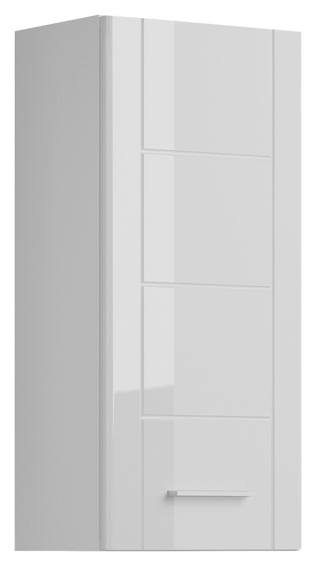 Hängeschrank Venice - Weiß Hochglanz, MODERN, Holzwerkstoff (37/77/22cm) - MID.YOU
