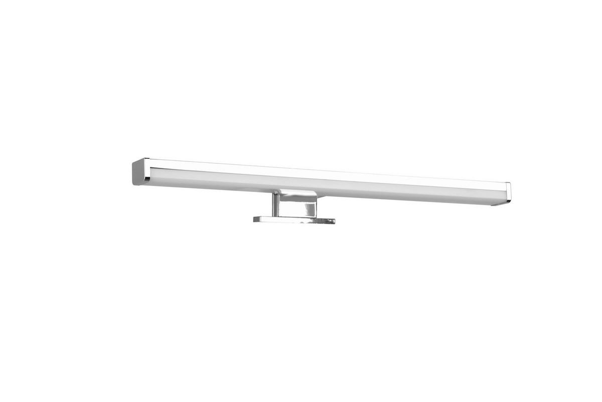 LED-Wandleuchte Lino 1-Flammig, Schmal - Chromfarben, Basics, Kunststoff (40/6/10,5cm) - Trio Leuchten