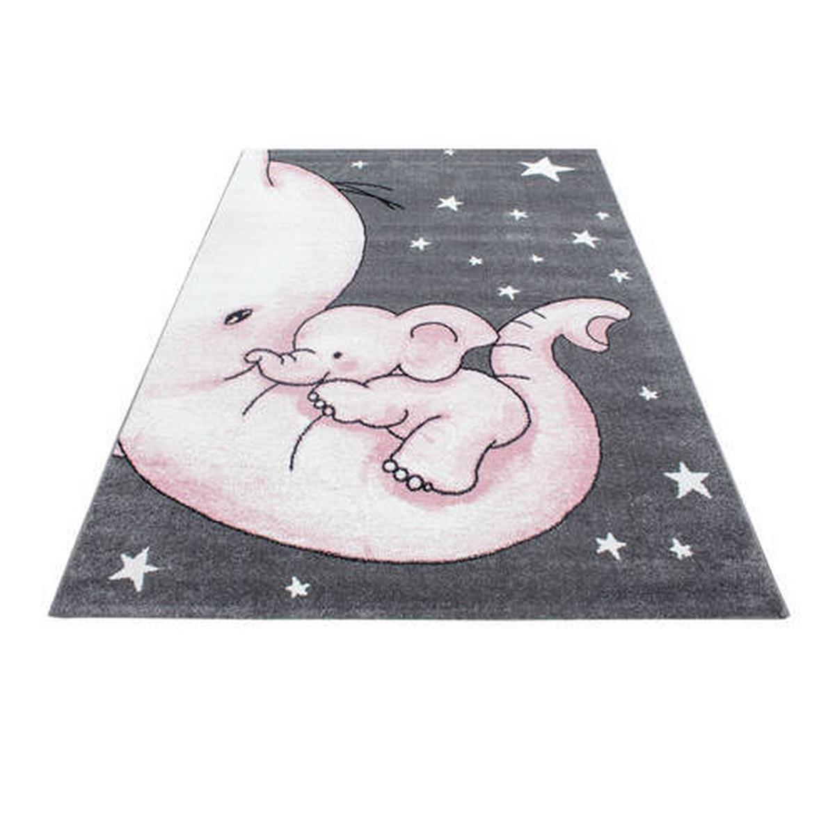 Kinderteppich Kids - Pink/Weiß, Trend, Textil (200/290cm) - Ben'n'jen