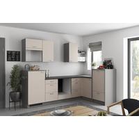 Eckküche Win - Anthrazit/Creme, MODERN, Holzwerkstoff (280/178cm) - Express