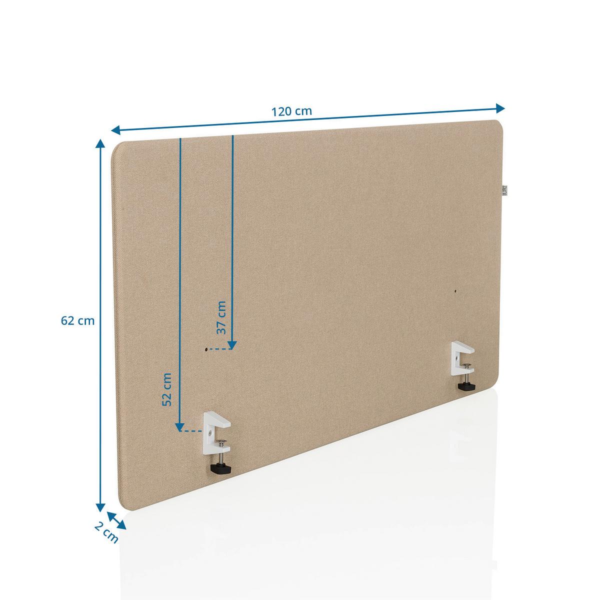 TRENNWAND Flexmiut Beige B: 120cm - Beige, MODERN, Textil (120/62/2cm) - MID.YOU