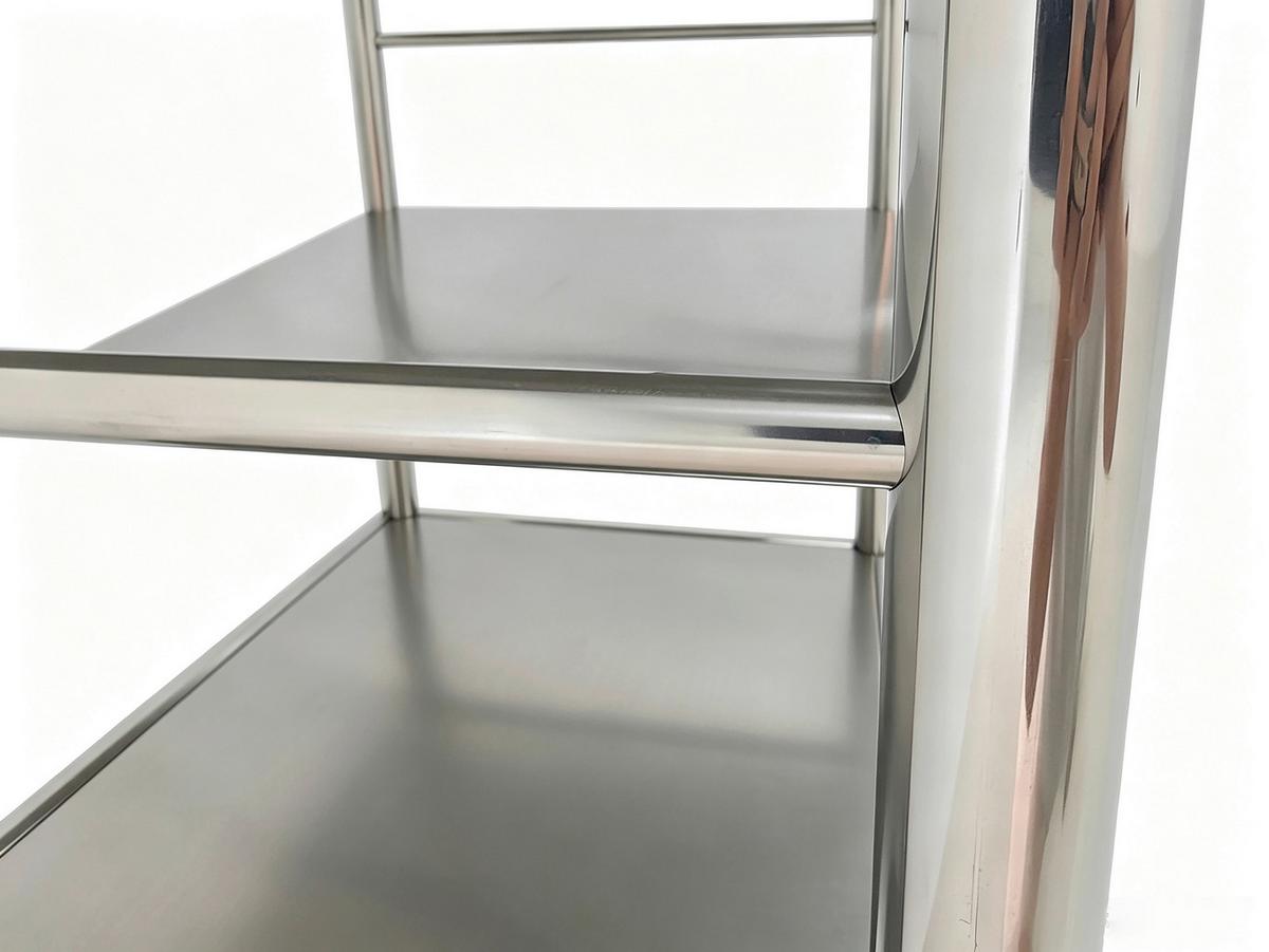 SERVÍROVACÍ VOZÍK SANDRO -EXKLUSIV- - černá/barvy stříbra, Konvenční, kov/plast (95/88/55cm) - Mömax