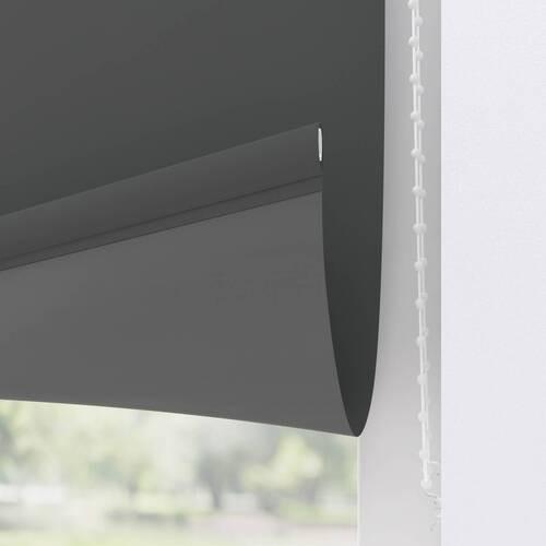 Verdunkelungsrollo 60x190 Cm Mit Kettenzug - Anthrazit, Basics, Textil (60/190cm)
