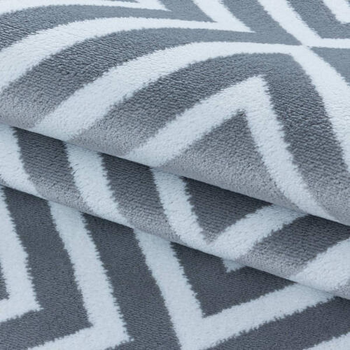 Webteppich Grau Naturfaser Costa 240x340 cm - Grau, Design, Textil (240/340cm)