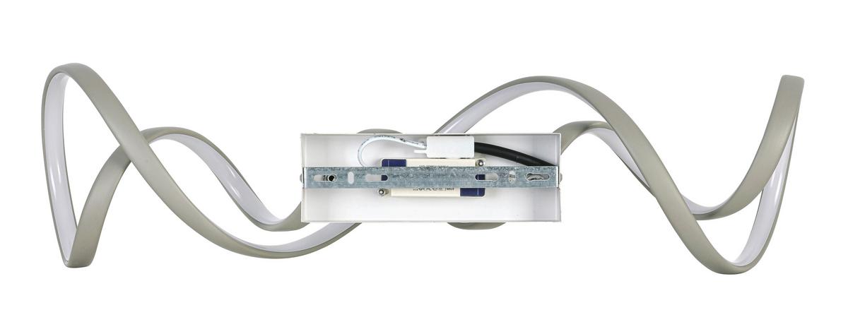 Led Mennyezeti Lámpa Krispin - homokszínű/fehér, Modern, műanyag/fém (75/19/23cm) - Luca Bessoni