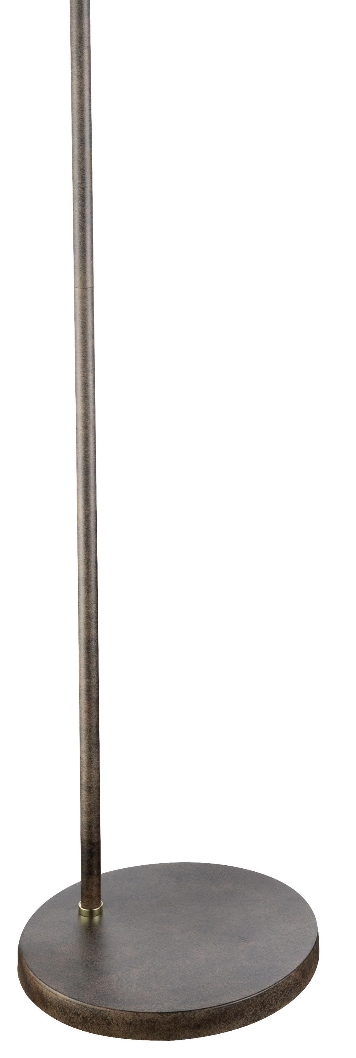 Stehlampe Gildo Goldfarben/rostfarben - Rostfarben/Goldfarben, Trend, Metall (50/23/155cm) - Globo