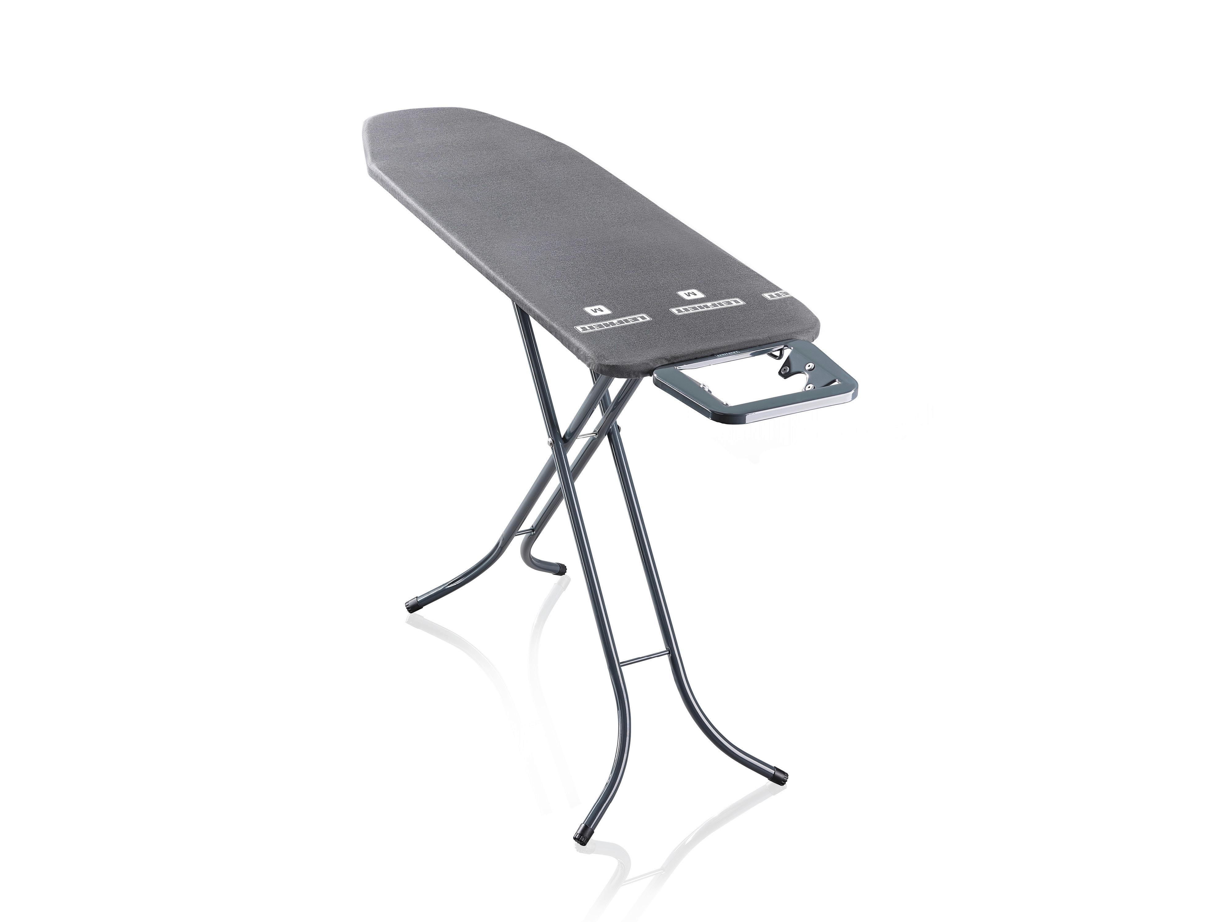 BÜGELBRETT CLASSIC M BLACK - Schwarz, Basics, Textil (120/38/88cm) - Leifheit
