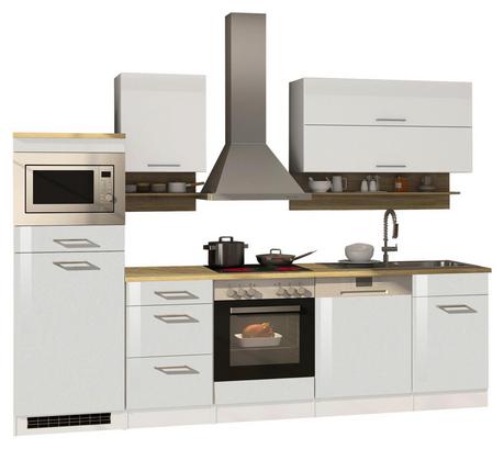 Kompakt, mit ausreichend Stauraum und schöner Optik Kompakte Küchenzeile mit Elektrogeräten