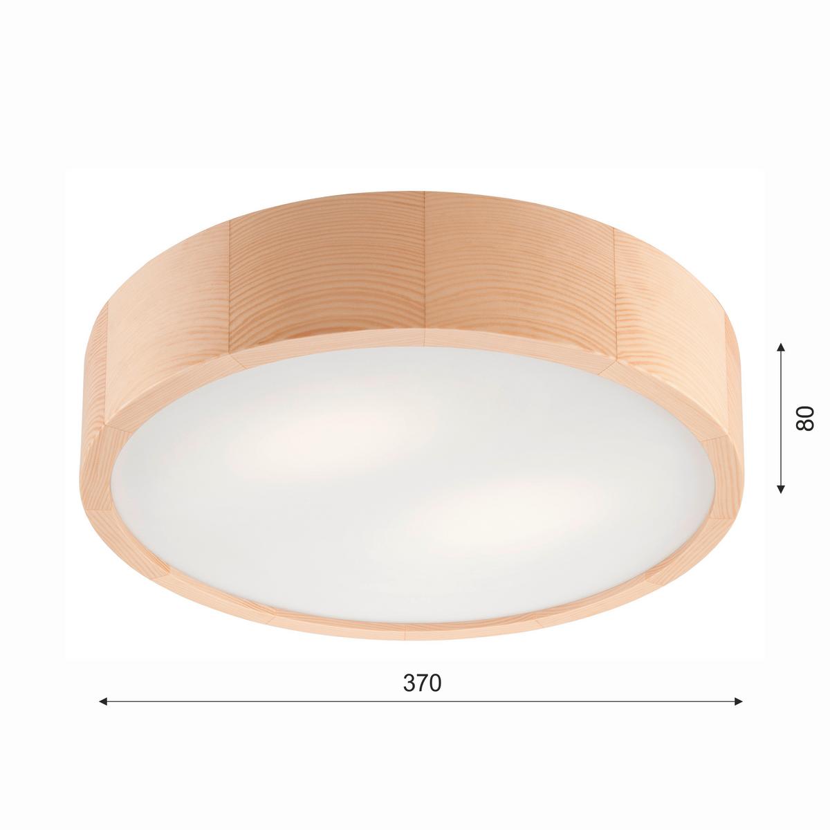 Deckenleuchte 38032 Eveline - Kieferfarben, Natur, Holz (37/8cm)