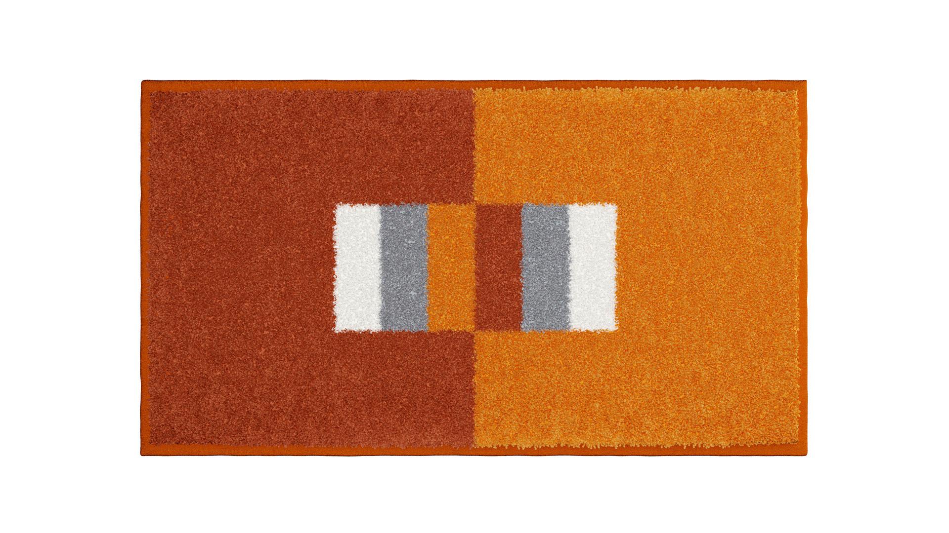 Badematte Flash - Orange, Basics, Textil (65/115cm) - Grund