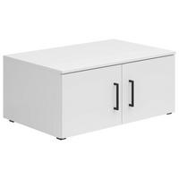 Nástavec na skříň MULTISTAURAUM š: 80 cm - bílá/černá, Moderní, kompozitní dřevo/plast (80/35/52cm)