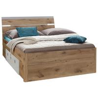 Posteľ s úložným priestorom MARS 140x200cm - farba duba/svetlosivá, Modern, kompozitné drevo (140/200cm) - MID.YOU