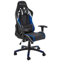 Gamingstuhl Agility Compact Esports - Blau/Schwarz, MODERN, Kunststoff/Textil (55/113/62,5cm) - X Rocker