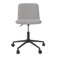 DREHSTUHL Corey Grau B: 59 cm - Chromfarben/Schwarz, Design, Kunststoff/Textil (59/76/56cm) - MID.YOU