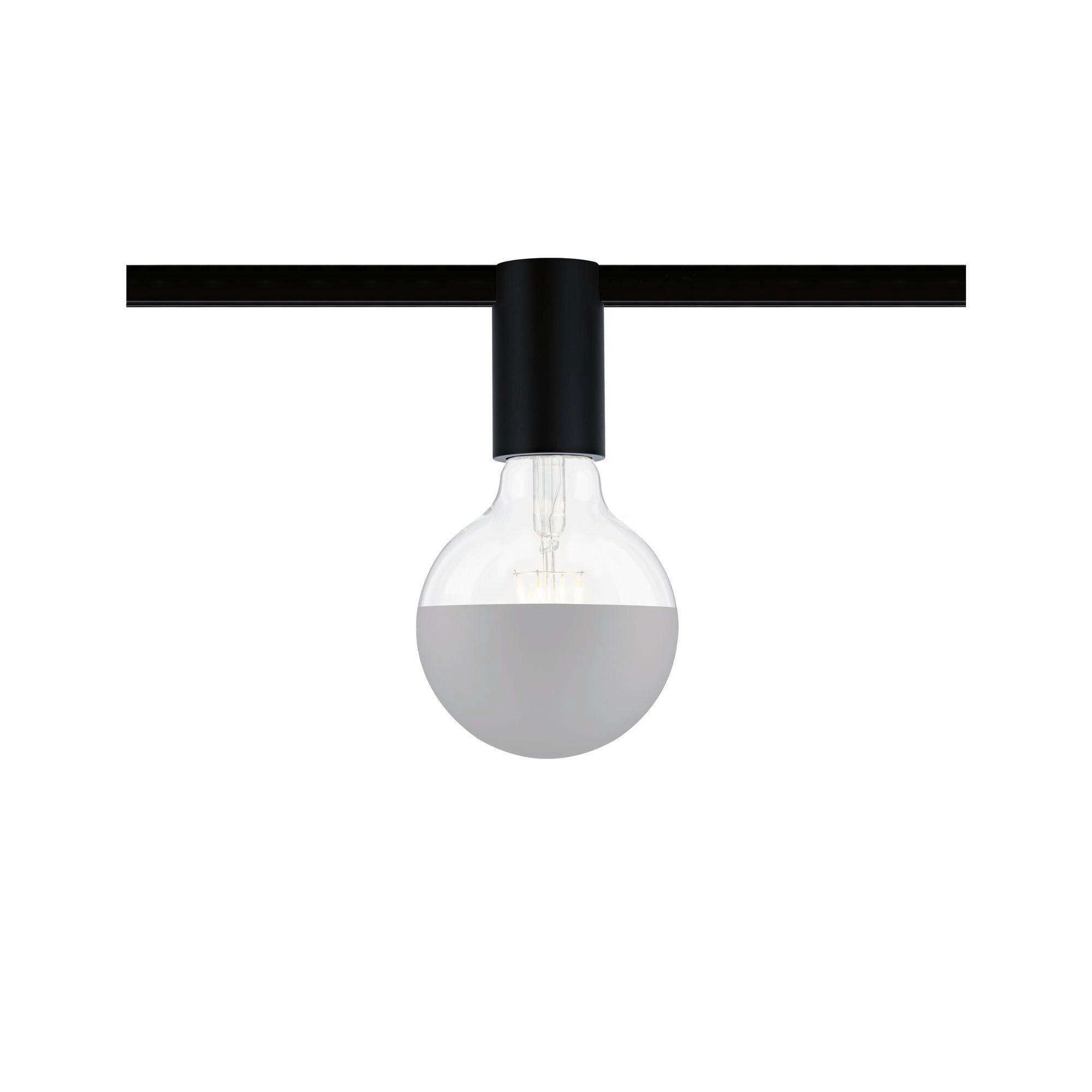 Schienensystem Urail Strahler 94975 schwarzer Spot - Design (5,5/5,5/9,6cm) - Paulmann