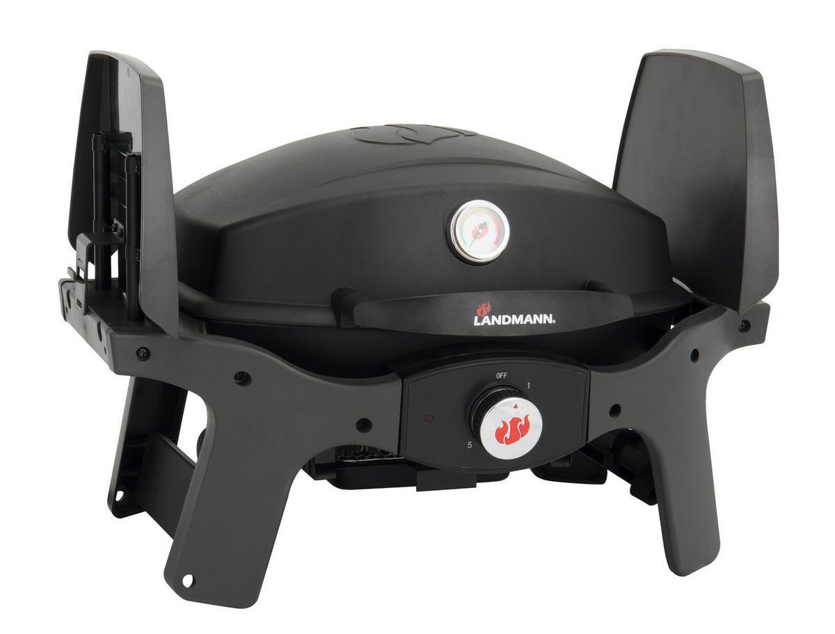 Elektrogrill Pantera - Schwarz, Basics, Kunststoff/Metall (101/52/46,5cm)