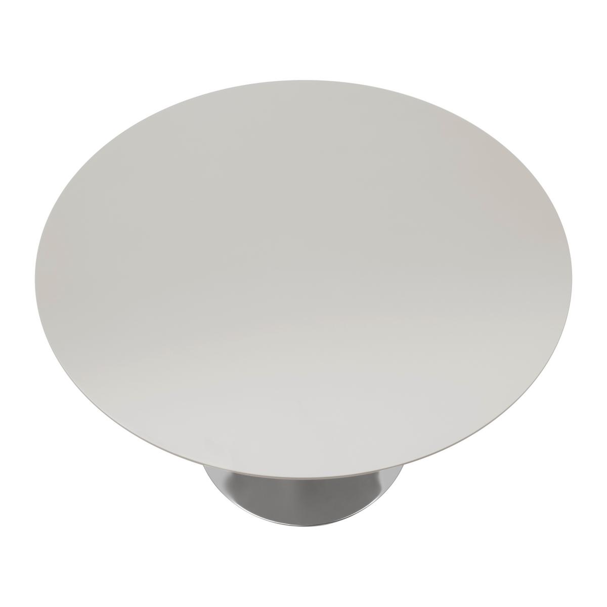 JÍDELNÍ STŮL CAITLYN - barvy chromu, Design, kov/dřevo (100/75/100cm) - Mömax