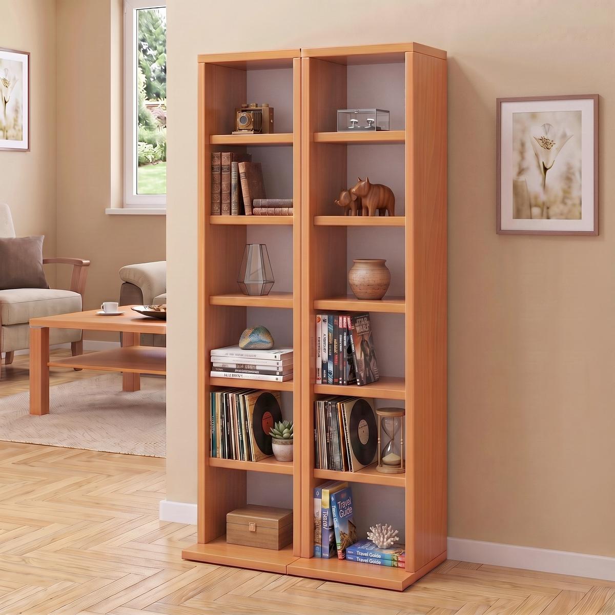 CD Regál Milano š: 42 cm buk - farba buka, Konventionell, kompozitné drevo (42/92/20cm) - MID.YOU
