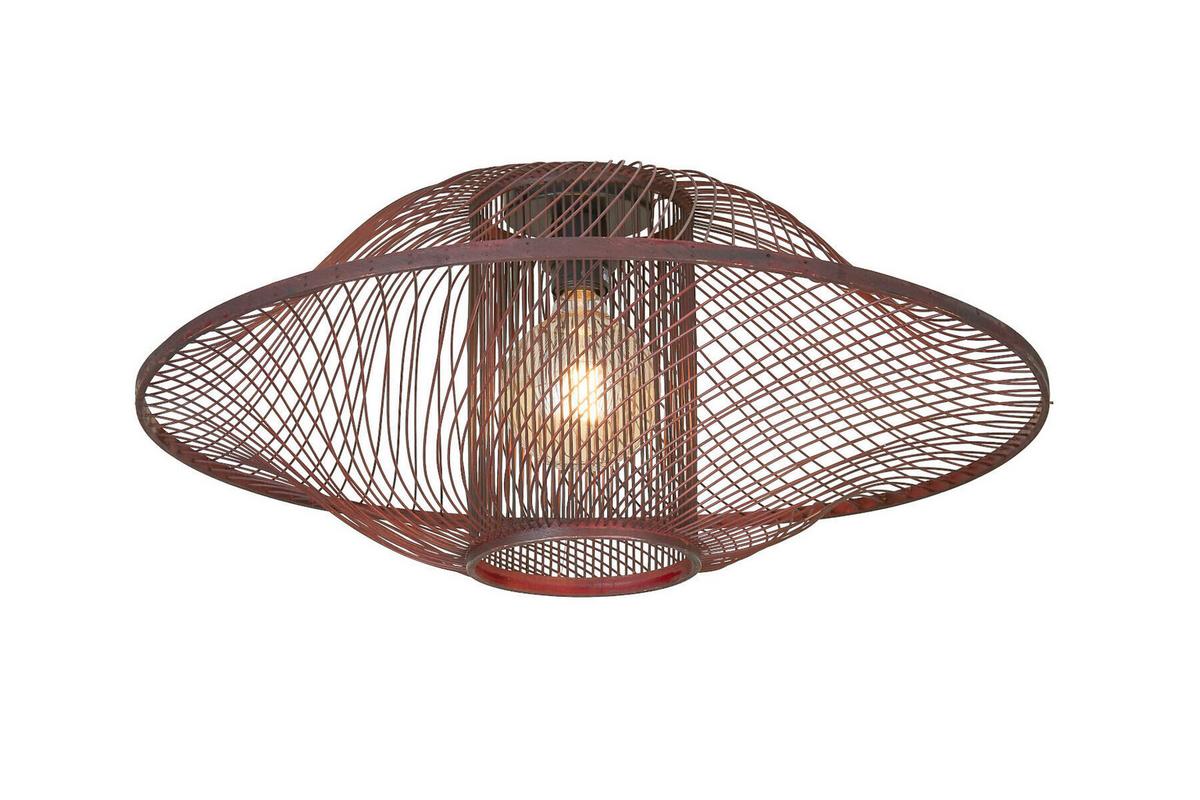 Deckenleuchte Maui - Rotbraun, Basics, Holz (70/30cm) - Good & Mojo
