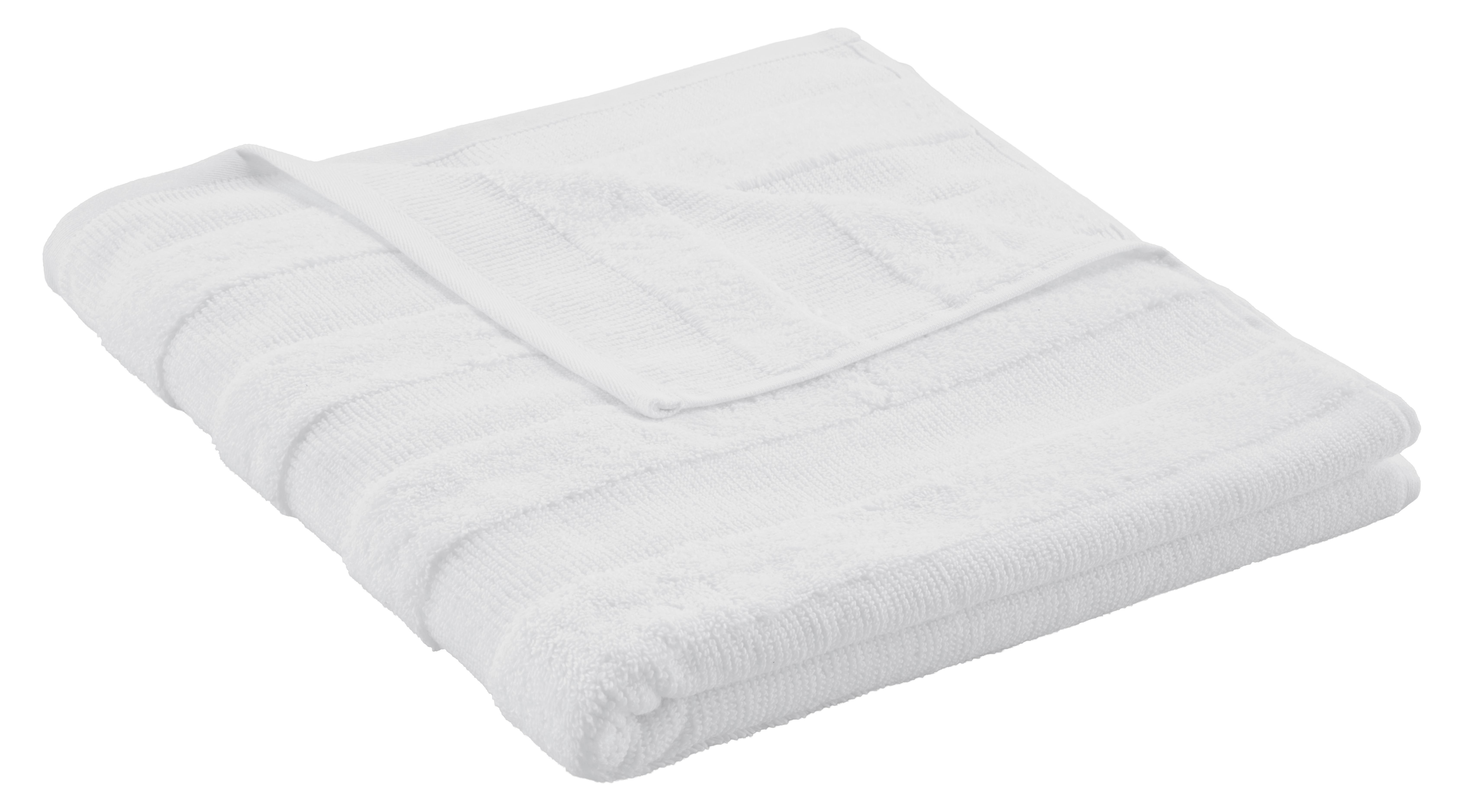 Osuška Do Sprchy Chris, 70/140cm, Bílá - bílá, textil (70/140cm) - Premium Living
