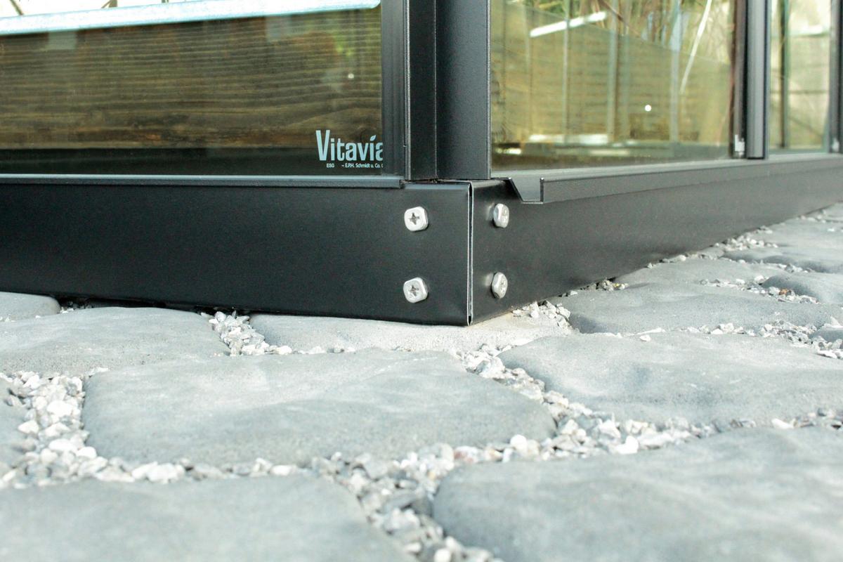 Fundament Fundament 7800 - Schwarz, Basics, Metall (378,8/6/190cm)