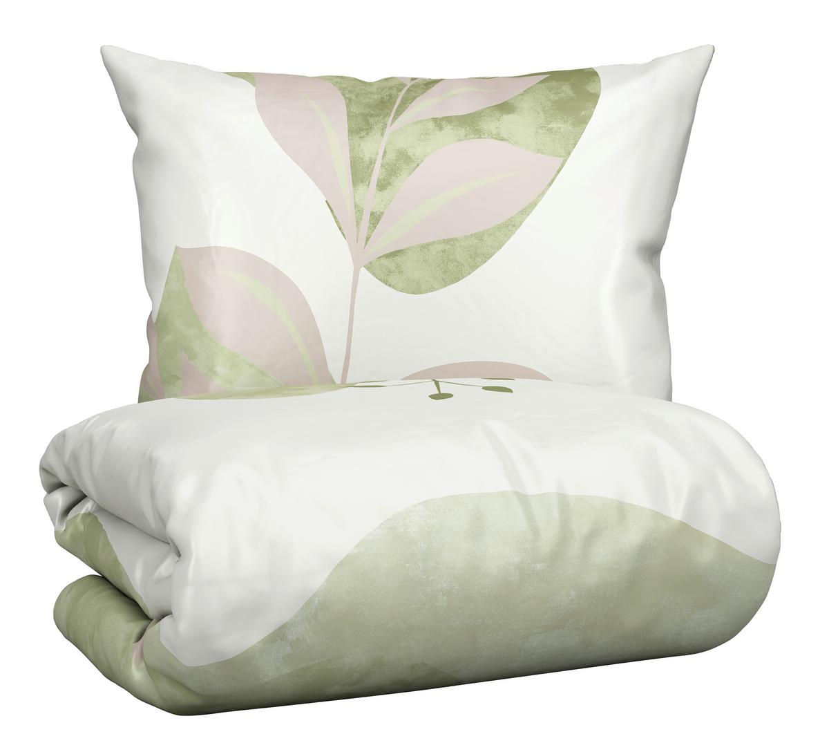 Povlečení Ice burg, 70/90 140/200cm - zelená, textil (140/200cm) - Modern Living
