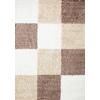 Hochflor Teppich Hellbraun Life 60x110 cm - Hellbraun/Braun, KONVENTIONELL, Textil (60/110cm) - Novel