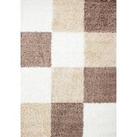 Hochflor Teppich Hellbraun Life 120x170 cm - Hellbraun/Braun, KONVENTIONELL, Textil (120/170cm) - Novel
