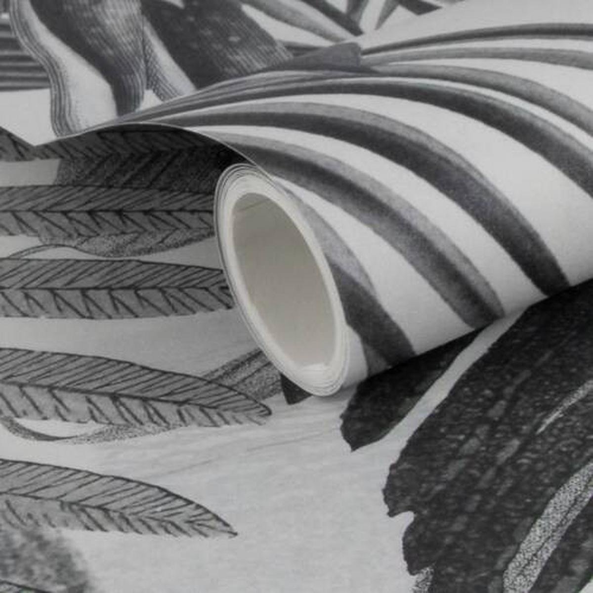 Fototapete Safari - Schwarz/Weiß, Trend, Papier/Kunststoff (300/280cm)