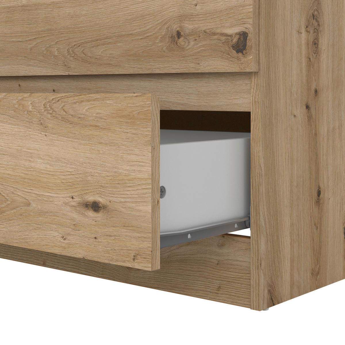 Komoda MARA 3 dub Artisan - dub artisan, Konventionell, drevo (77/80/42cm) - Mömax