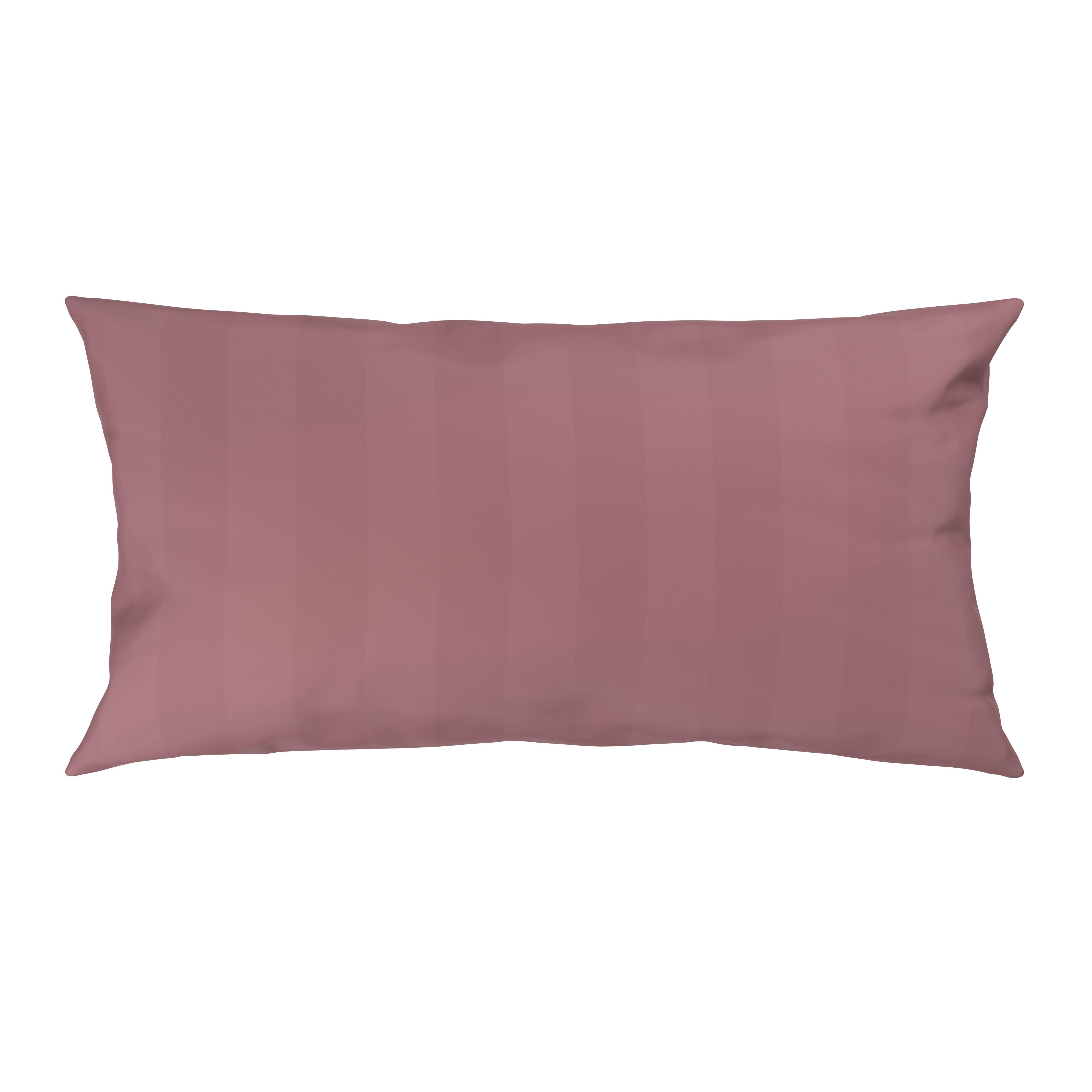 POŤAH NA VANKÚŠ XENIA STREIF - hnedofialová, Modern, textil (40/80cm) - Premium Living