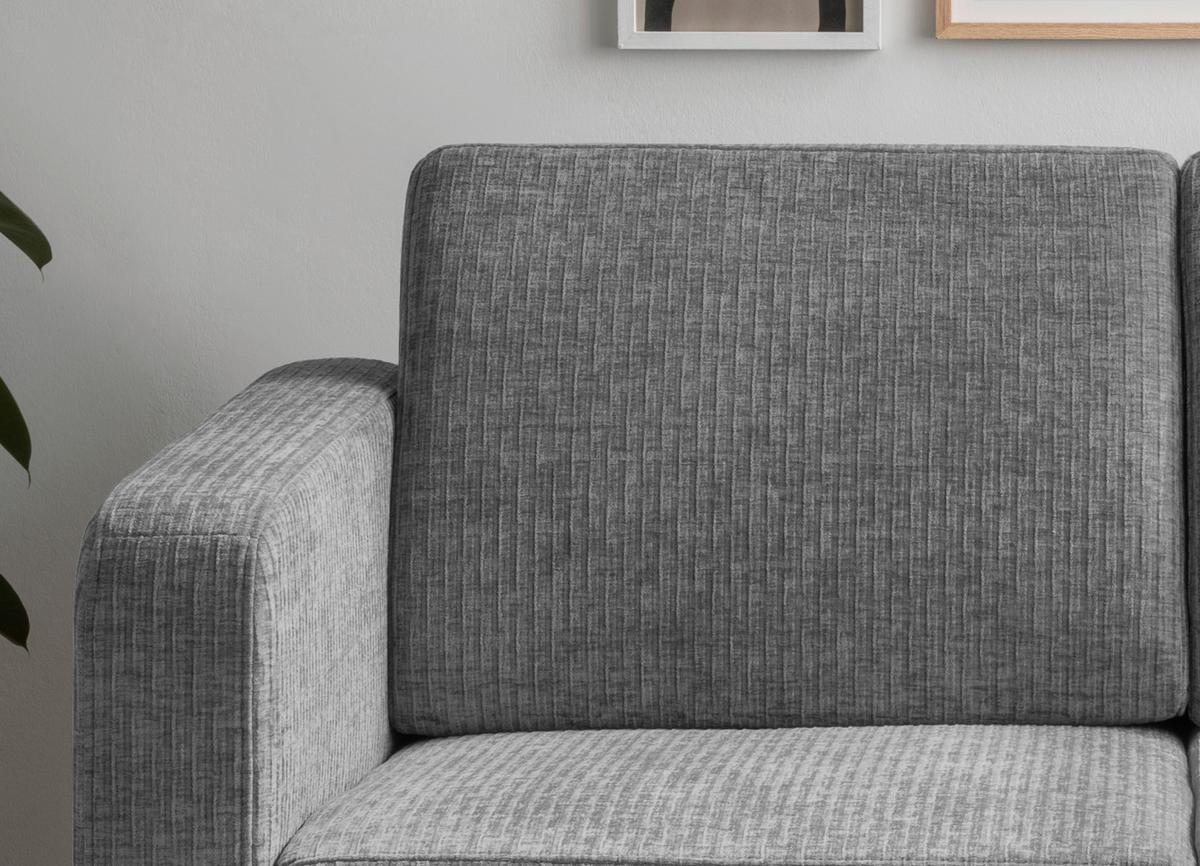 Schlafsofa Mia Mikrofaser Grau, B: 159 cm - Chromfarben/Grau, Basics, Textil (159/88/87cm) - Livetastic