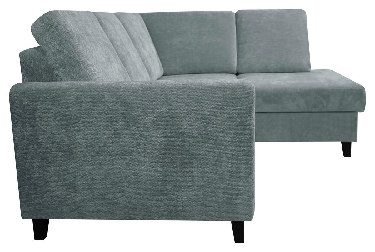 Rohová sedačka ALTON, pravá, sivozelená ženilka - sivozelená, Konventionell, drevo/textil (211/166cm)