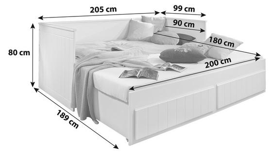 Stauraumbett