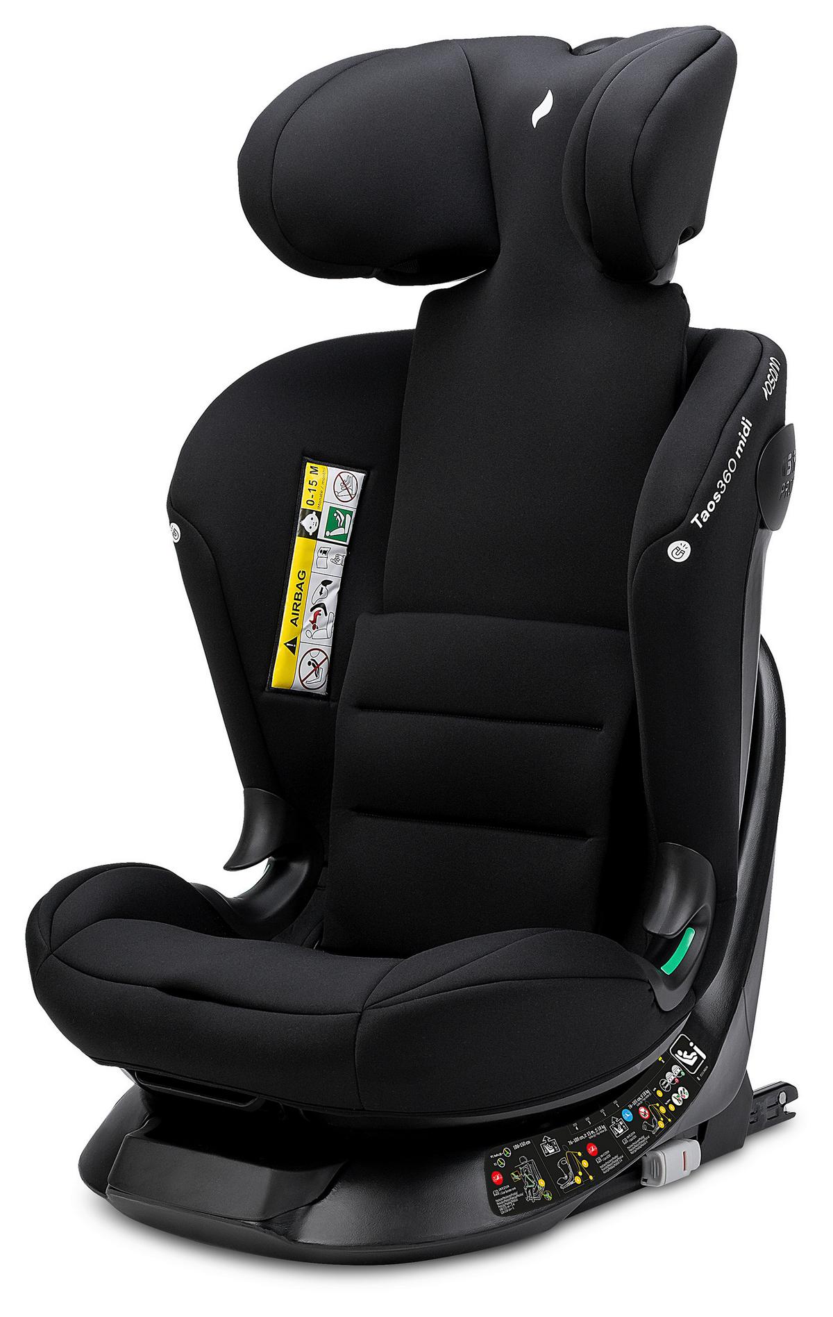 Reboarder-kindersitz Taos 360 Midi - Schwarz, Basics, Kunststoff (44/59,5/55cm) - Osann