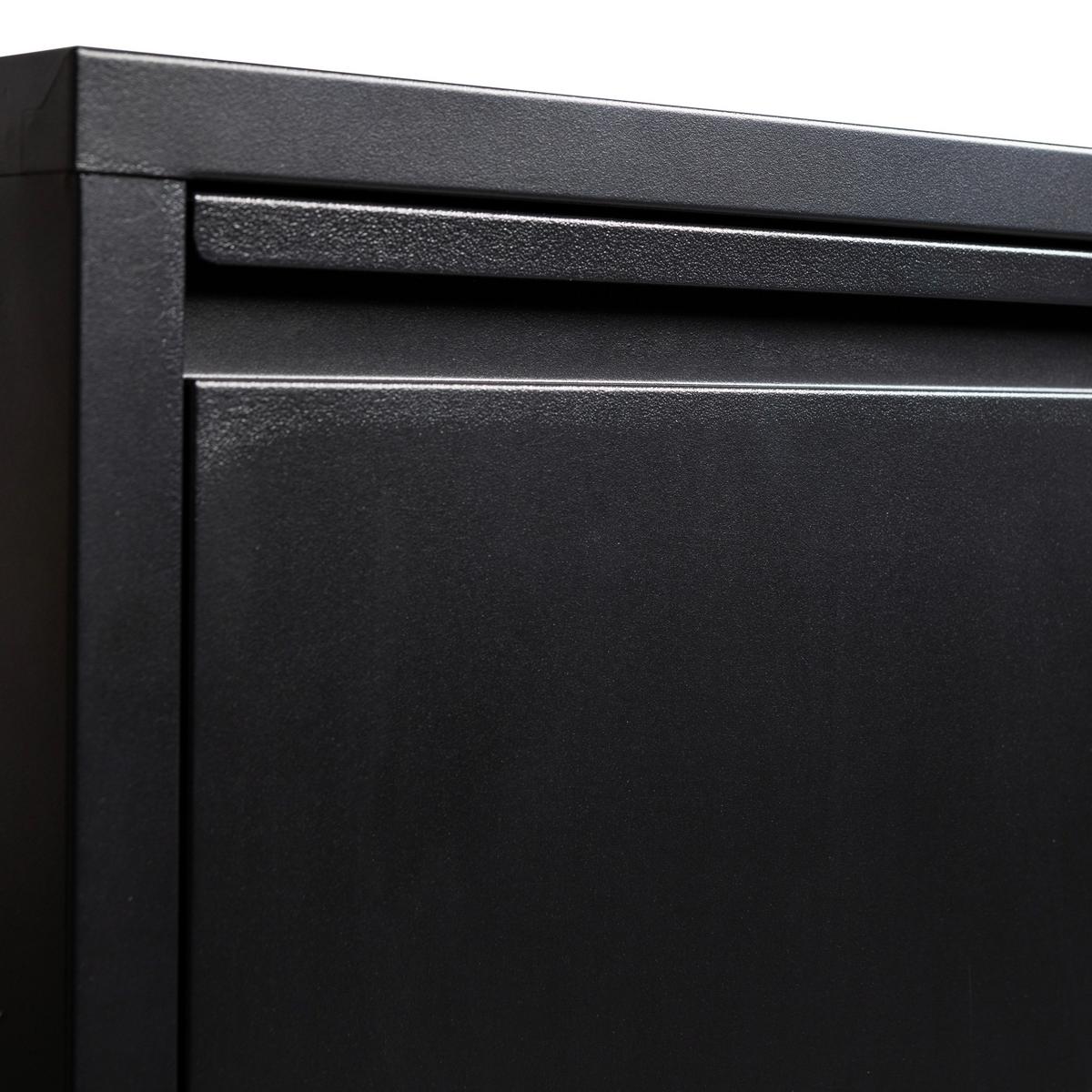 Schuhkipper Sabine Schwarz B: 66 Cm - Schwarz, Design, Metall (66/103/16cm) - Livetastic