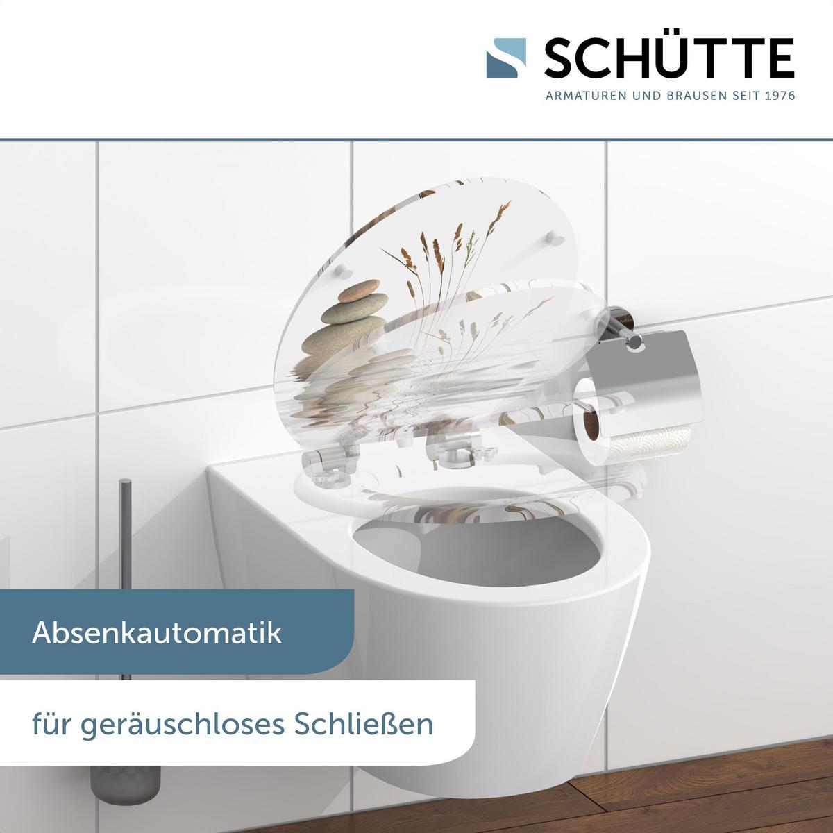 Wc-sitz Naturfarben Seemotiv Mit Absenkautomatik B: 43,5 Cm - Naturfarben, Design, Holzwerkstoff (43,5/5,5/37,5cm) - Schütte