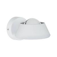 LED-Wandleuchte 1-Flammig Weiß - Weiß, Basics, Kunststoff - Paulmann